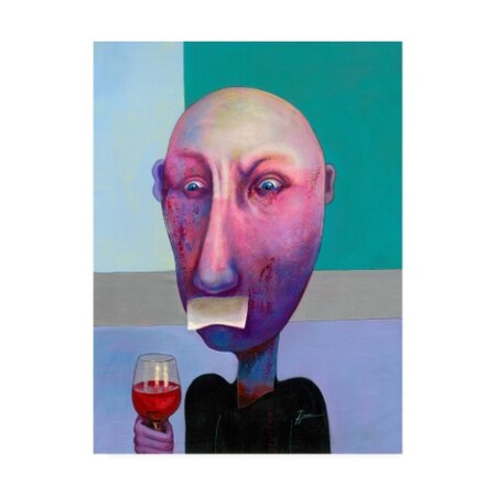 Trademark Fine Art Ronny Z 'I Just Rather Shut Up' Canvas Art, 14x19 MA01059-C1419GG